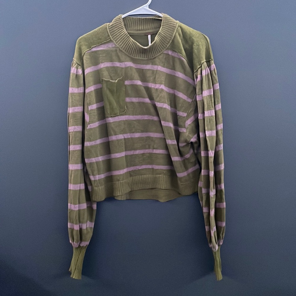 Free People Crop Top Sweater